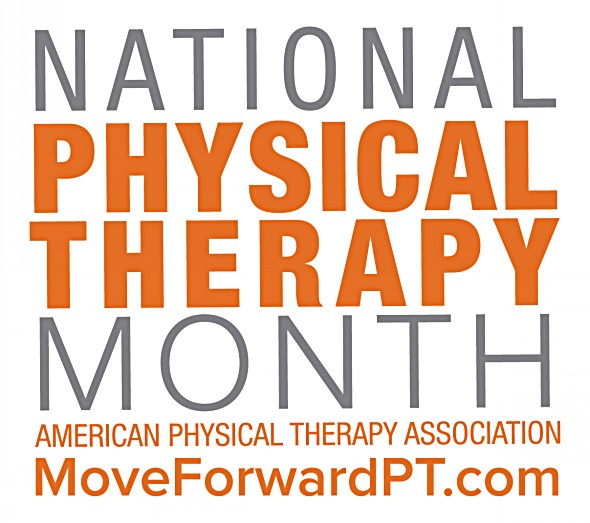 National Physical Therapy Month logo.