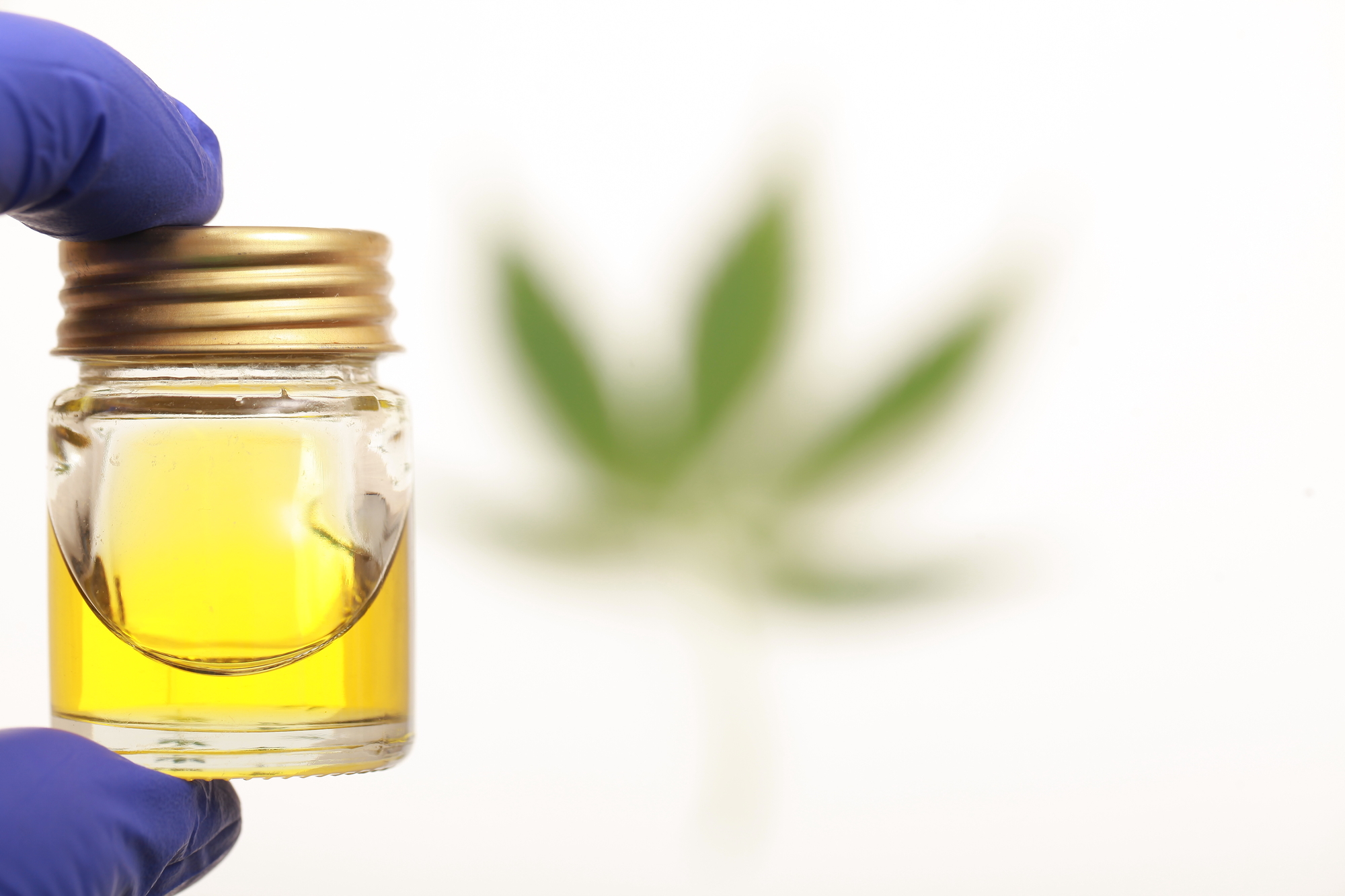 CBD Oil in a jar.