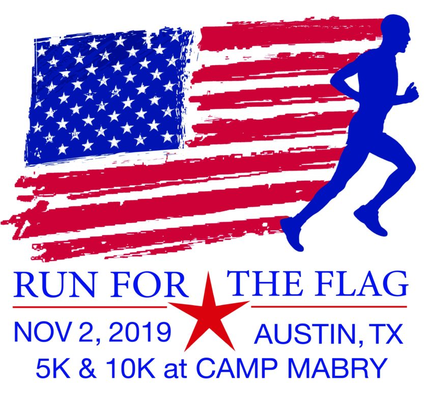 2019 Run for the Flag logo.