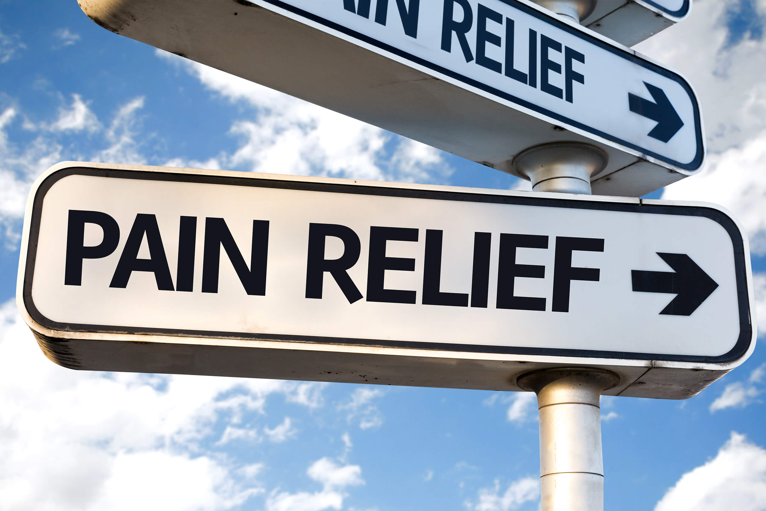 Pain Relief Street Signs