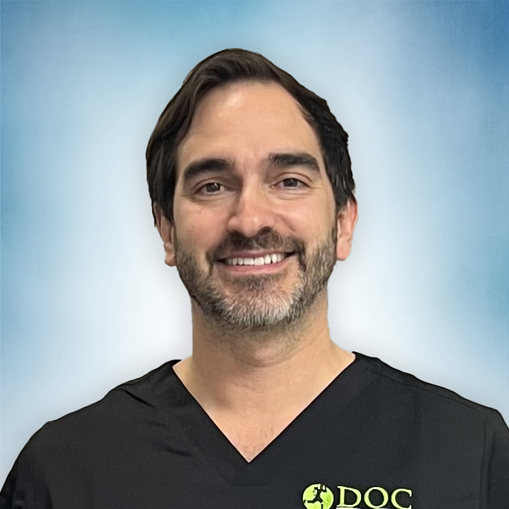 Headshot of Wes Powers, PT, DPT, OCS.