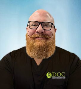Headshot of Travis Sterling PT, OCS, CSCS.